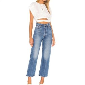 Ribcage Straight Ankle Jeans